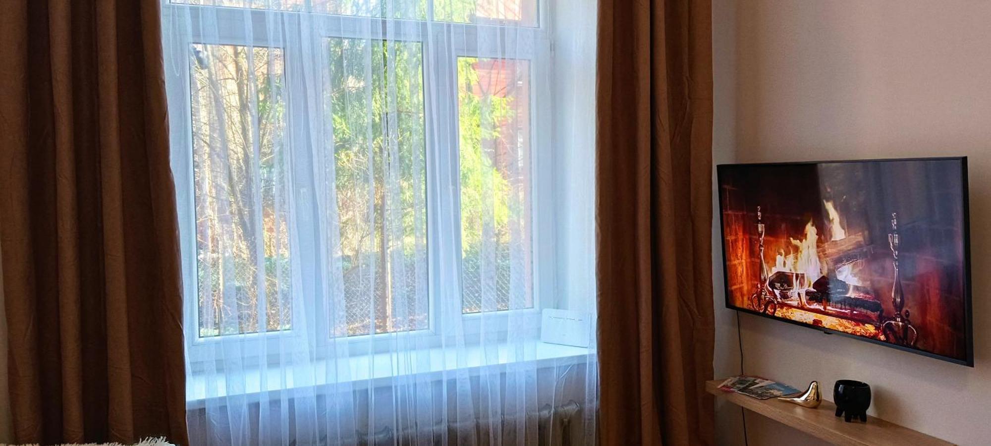 公寓 Cozy & Bright 1 Bedroom With Park Nearby - Free Parking, Riga, Up To 5 Guests 里加